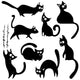 Cats Silhouettes
