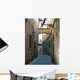 'Via della torre' in the old town of Pistoia, Tuscany, Italy Wall Mural