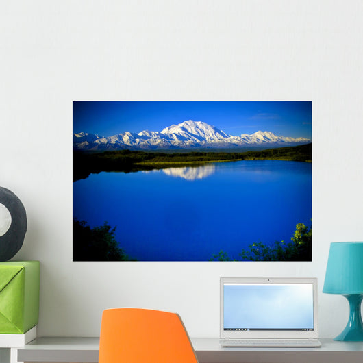 Mt. McKinley from Reflection pond Wall Mural