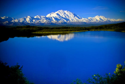 Mt. McKinley from Reflection pond Wall Mural