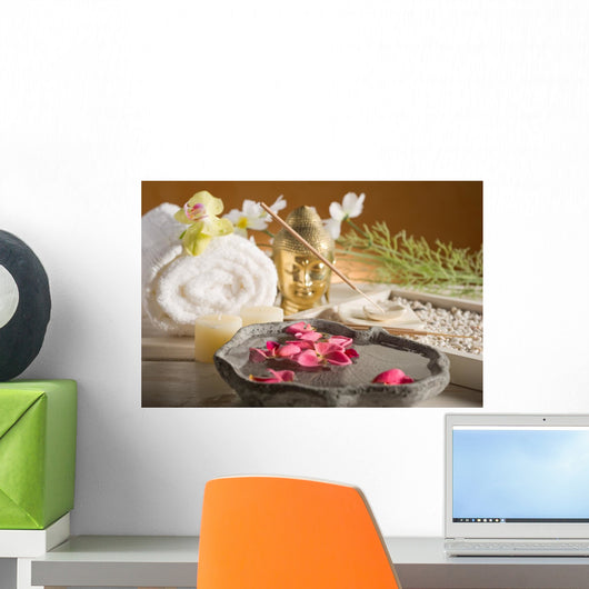 aromatherapy and spa concept-aromaterapia e spa Wall Mural