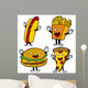 Fast Food Characters Wall Decal