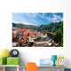 View on medieval town Cesky Krumlov Wall Mural