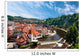 View on medieval town Cesky Krumlov Wall Mural
