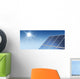 Solar panels panorama sun flare Wall Mural