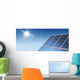 Solar panels panorama sun flare Wall Mural