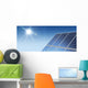 Solar panels panorama sun flare Wall Mural