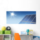 Solar panels panorama sun flare Wall Mural