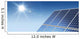 Solar panels panorama sun flare Wall Mural