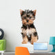 Yorkshire Terrier Puppy on White Background Wall Decal