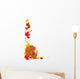 Autumn Turkey Border Wall Decal