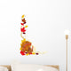 Autumn Turkey Border Wall Decal