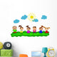 Vector Happy Kids Wall Mural