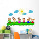Vector Happy Kids Wall Mural