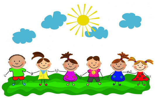 Vector Happy Kids Wall Mural
