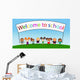 Vector Happy Kids Wall Mural