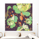 Illustration with Rabbits and Wall Decal