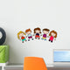 Vector Happy Kids Wall Mural