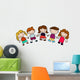 Vector Happy Kids Wall Mural