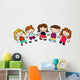 Vector Happy Kids Wall Mural
