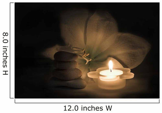 candlit spa Wall Mural