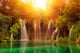Waterfalls in National Park Plitvice Croatia Wall Mural