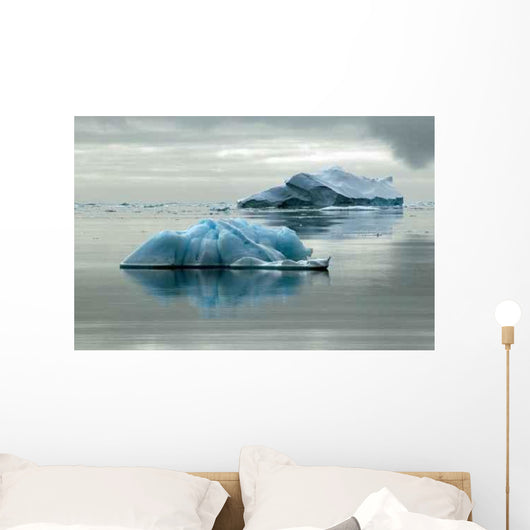 Two Icebergs Wall Decal