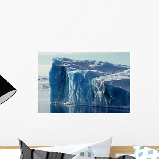 Blue Antarctic Iceberg Wall Decal