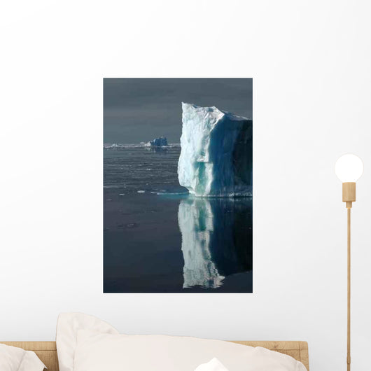 Blue Iceberg with Water Wall Decal