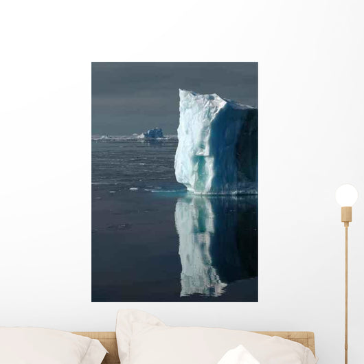 Blue Iceberg with Water Wall Decal