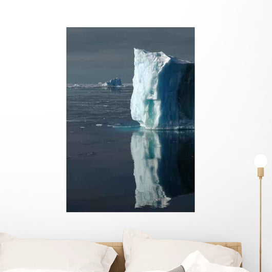 Blue Iceberg with Water Wall Decal