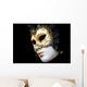 Venetian Mask Wall Decal