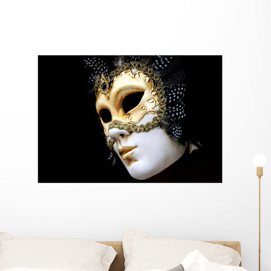 Venetian Mask Wall Decal