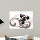 Biker illustration Wall Decal