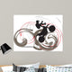 Biker illustration Wall Decal
