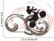 Biker illustration Wall Decal