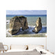 Pigeon Rocks. Raouche District, Beirut, Lebanon Wall Mural