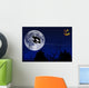 Halloween witches flying Wall Mural