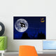 Halloween witches flying Wall Mural