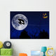 Halloween witches flying Wall Mural