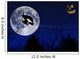 Halloween witches flying Wall Mural