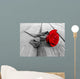 Rose Wood Bw Wall Mural