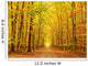 Pathway in the autumn park Wall Mural