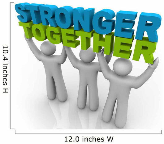 Stronger Together Wall Decal