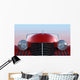 Red Retro Car Wall Decal