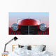 Red Retro Car Wall Decal
