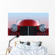 Red Retro Car Wall Decal