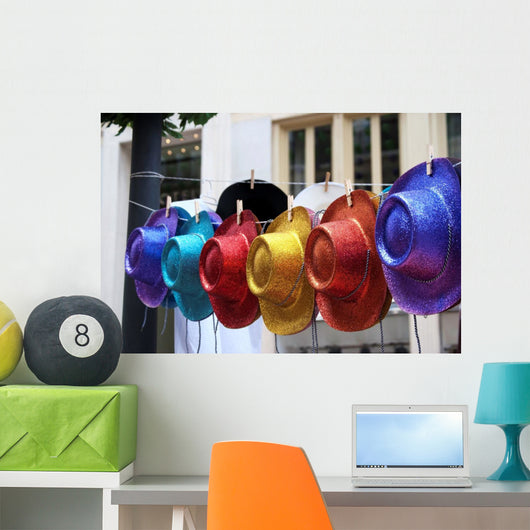 Sombreros Wall Mural