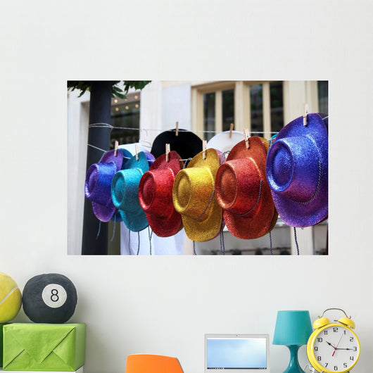 Sombreros Wall Mural