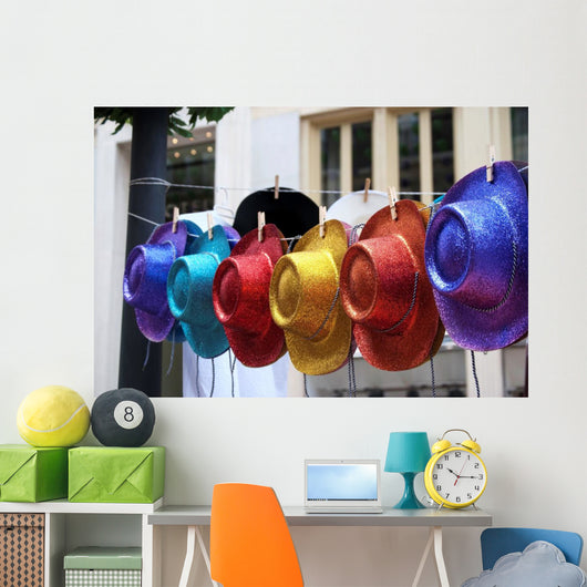 Sombreros Wall Mural